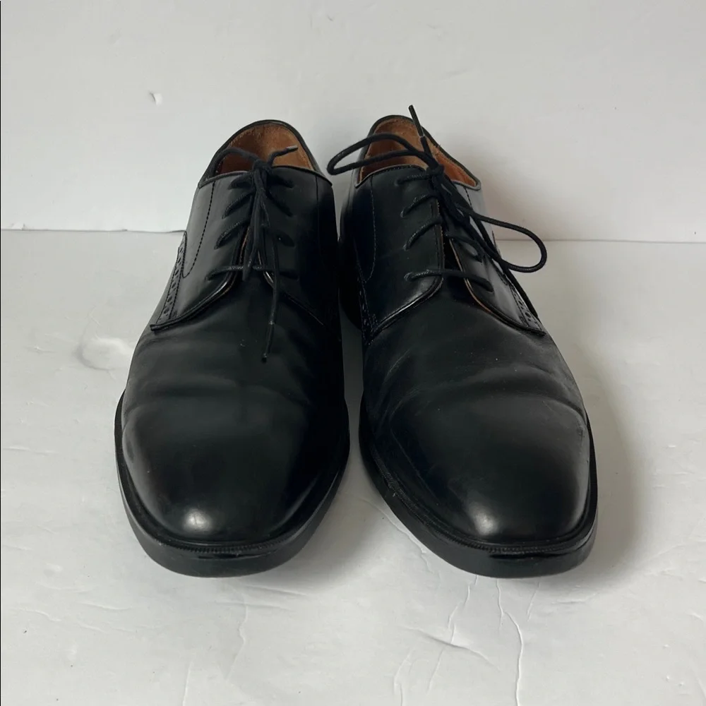 Johnston &‎ Murphy Men's Ronan Plain Toe Black Oxford Loafer Dress Shoe, sz 11 =